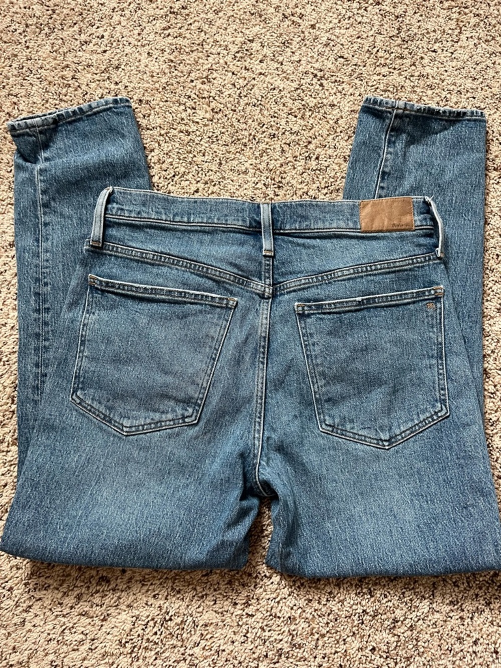 Madewell NWOT Medium Wash High-Rise Straight Leg Perfect Vintage Women's Jeans - Picture 5 of 6